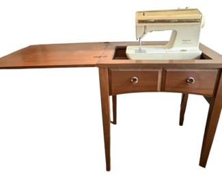 Singer Futura and Sewing Table 