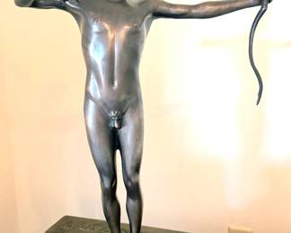 Teucer metal alloy sculpture