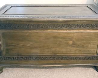 Wooden chest