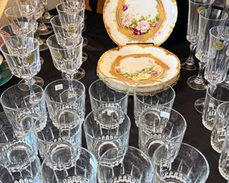 Glassware: wine, champagne, snifters, lowball + juice glasses