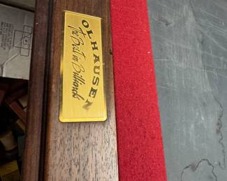 Olhausen pool table