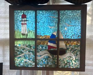 Stained glass mosaic
