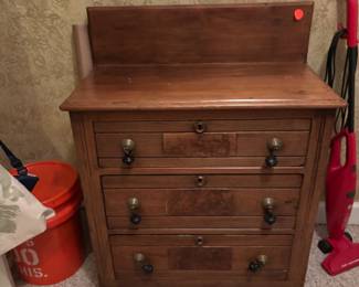 Asian inspired three drawer chest