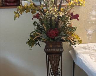 Large floral arraignment.
