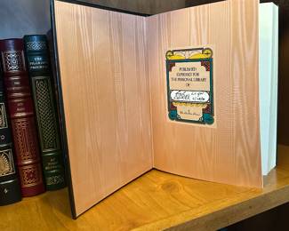 Bob Bullock Lt. Governor of Texas 1991 signed copy collection of leather bound books