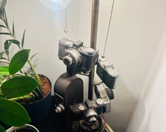 Hand crafted vintage camera lamp.
$125