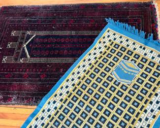 Small rugs, Turkish, Persian, priced to sale.