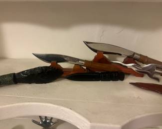 Knife collection from Thailand & Mexico. Priced to sell.