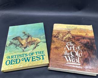 (2) Art of the Old West Coffee Table Books