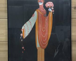 Framed French Art Deco Poster