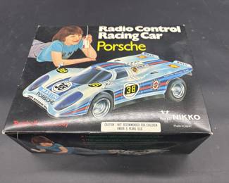 Vtg. Nikko Radio Control Porsche Racing Car