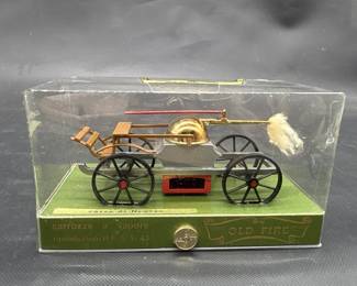 Vtg. Brumm Old Fire Diecast Model Steam Carriage
