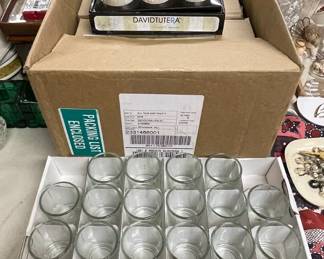 Glass votive candle holders