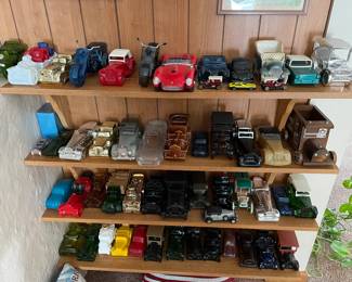 Avon cologne bottles Cars
