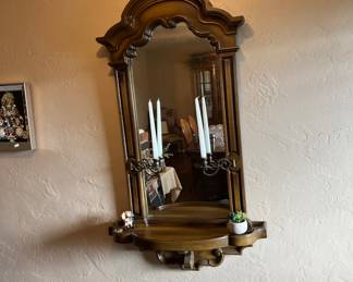 Mirror in entryway 