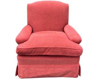 Upholstered Club Chair - Chenille Fabric