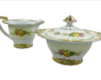 Noritake Milroy Sugar & Creamer - 2 Pieces