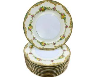 Noritake Milroy Dinner Plates - 10 Plates