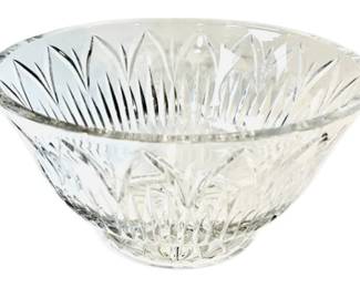 Waterford Marquis Cut Crystal Bowl - Signed On Base