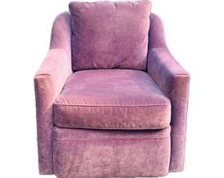 Velvet Swivel Chair