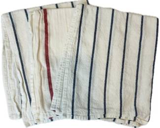 Kitchen Cotton Tea Towels - Each With Hanging Loop