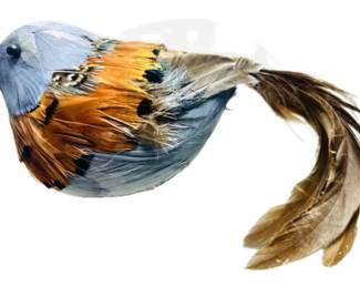 Feather Bird With Clip Attachment
