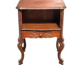 Vintage Side Table With Drawer