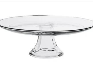 Glass Pedestal Base Cake Platter