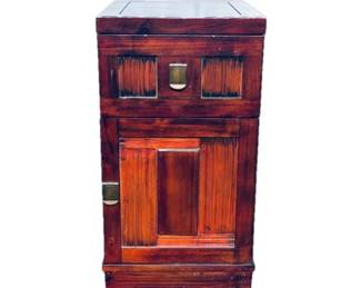 Pier 1 Ashok Cabinet Side Table - Signed Pier 1 Imports