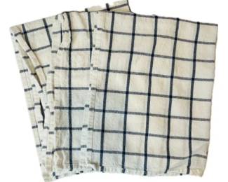 Kitchen Cotton Tea Towels - Each With Hanging Loop