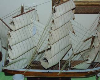 Wooden ship model