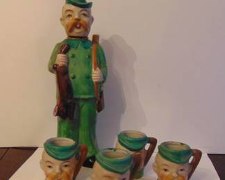 German decanter and cups