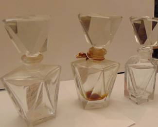 German perfume bottles,  sold separately.