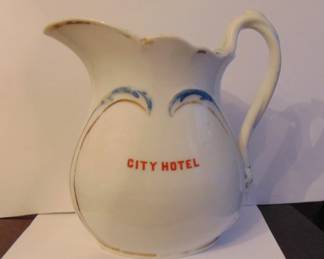 Hotel ware pitcher.