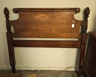Twin headboard, one of a pair.