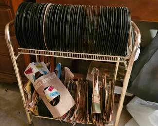 Part of the record collection .