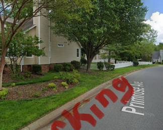 Please park on Primrose St.  
