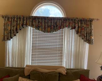 Custom made Valance and Rod