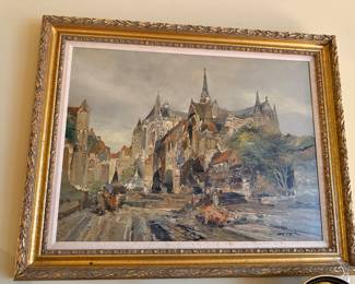 Parisian Street Scene by Caroline Burnette