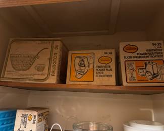 Sunbeam mixer and attachments