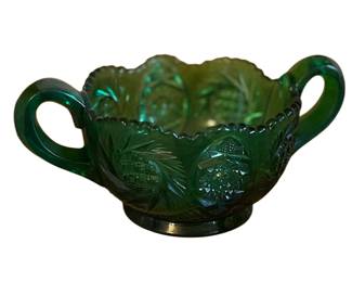 Green Glass Bowl Adkins
