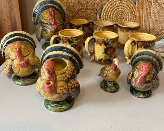 Turkey Dishes Set