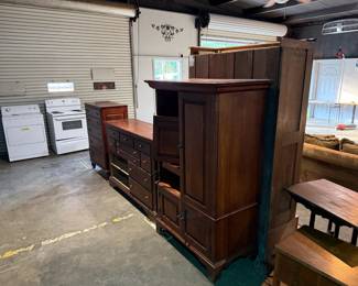 furniture, electric range, dryer