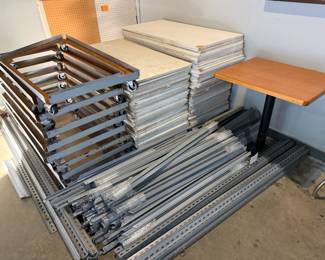 shelving units on casters