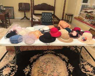 Ladies Hats Located Upstairs Bedroom 