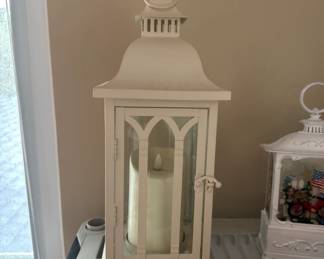 We have several lanterns and many battery operated candles