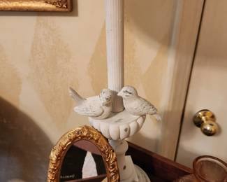 Lamp with Bird Details