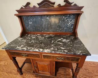 Antique Marble Top Washstand