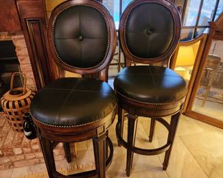 Barstools with nail head details