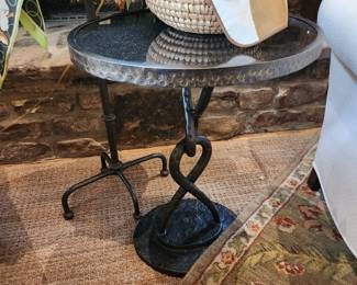 Iron Forged Accent Table